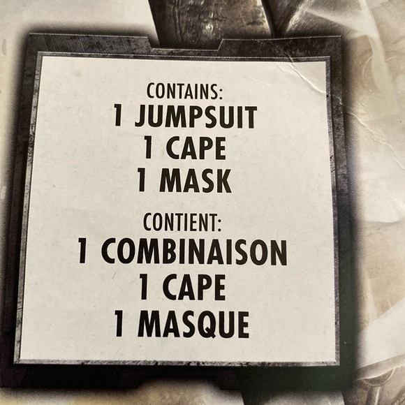 Batman Boys 3 Piece Halloween Pretend Play Superhero Costume Size Small - Picture 5 of 11